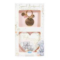 Me to You Bear Bridesmaid Keyring & Plaque Set Extra Image 1 Preview